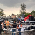 Cae escenario en Gustavo A. Madero
