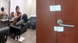 Clausuran salón de belleza en el Senado