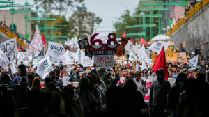 Sube tono de marcha del 2 de octubre